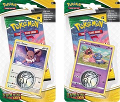 Sword & Shield - Evolving Skies Single Pack Blister (Set of 2) - Eevee & Galarian Slowpoke